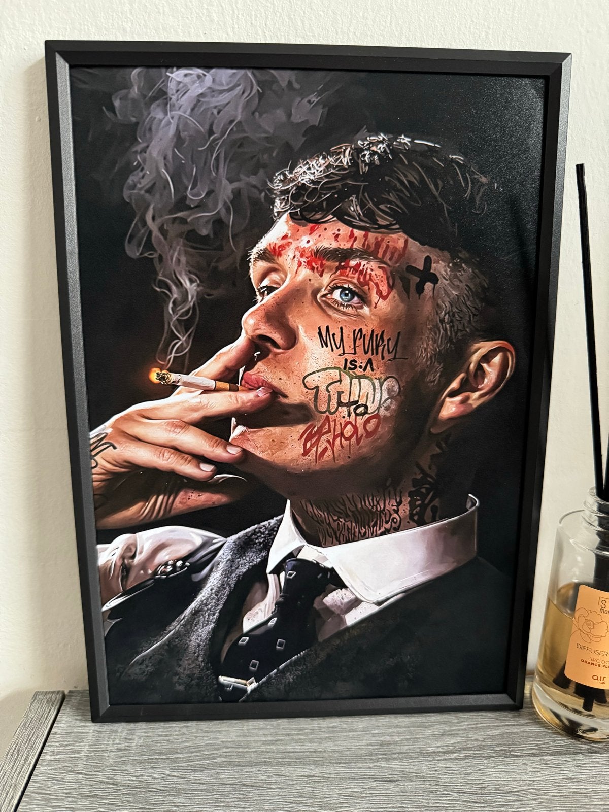 Peaky Blinders Poster 21x30cm ingelijst nieuw, Huis en Inrichting, Minder dan 50 cm, Nieuw, Ophalen of Verzenden, Foto of Poster