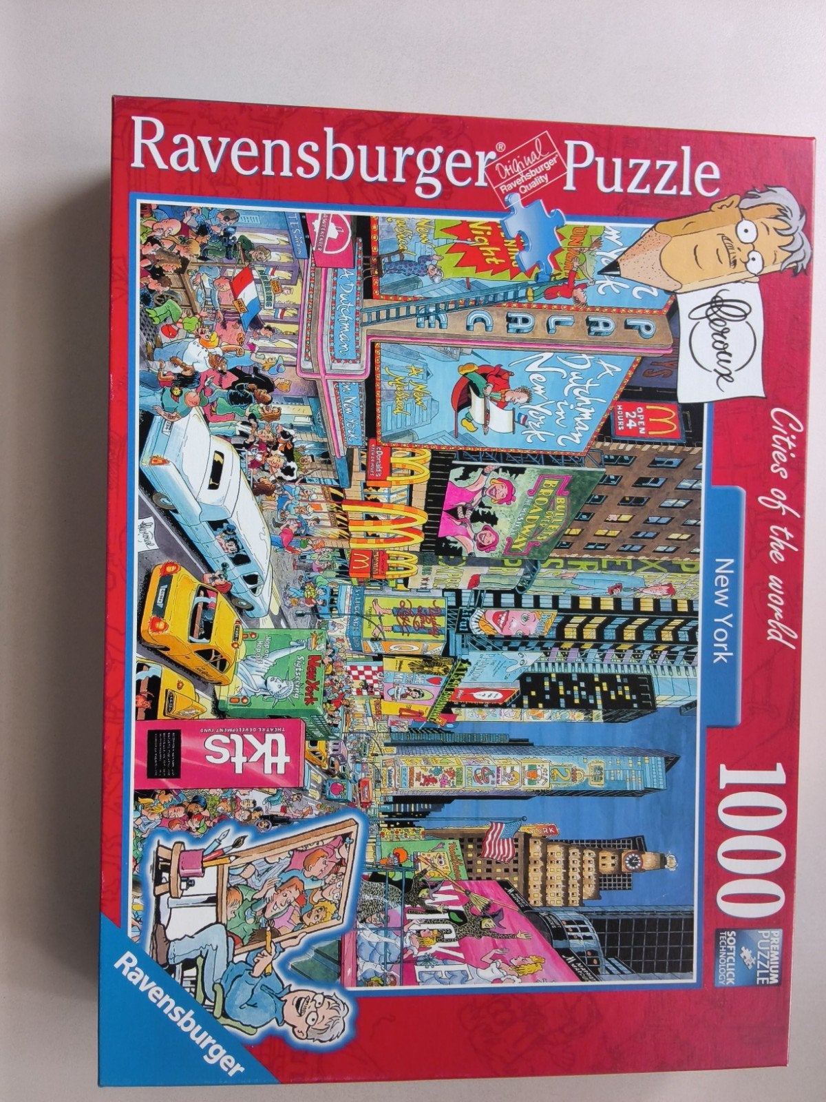 Ravensburger puzzel 1000 stukjes., Ophalen, 500 t/m 1500 stukjes, Zo goed als nieuw