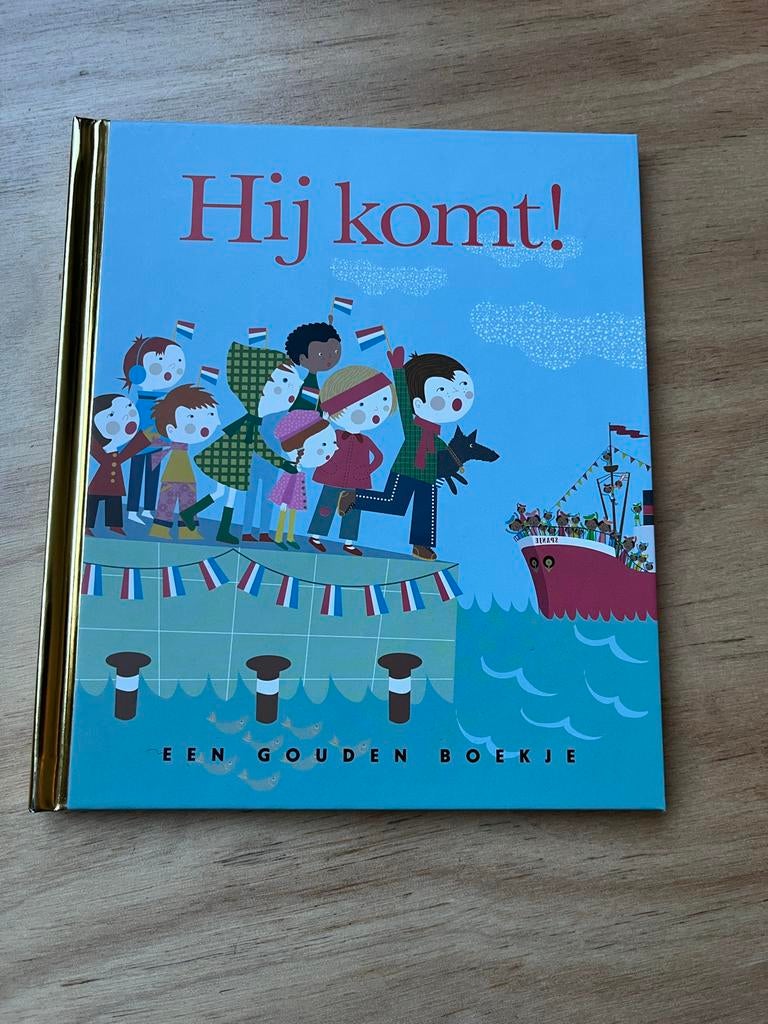 Hij komt! Een Gouden Boekje - Sinterklaas, Ophalen of Verzenden, Nieuw