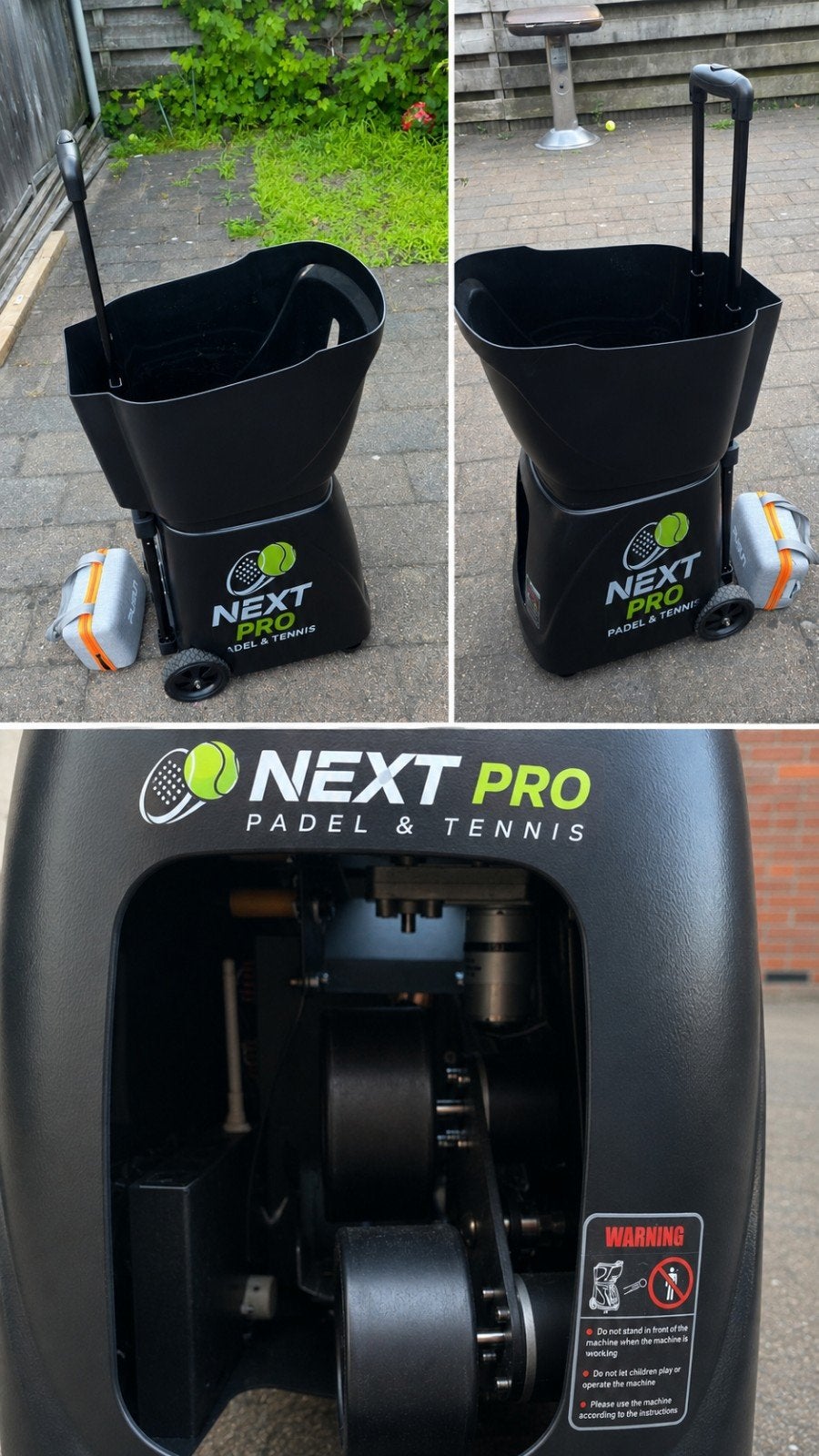 Next Pro Padel & Tennis Ballenmachine – Smart Pro – Z.G.A.N., Sport en Fitness, Tennis, Ophalen of Verzenden, Zo goed als nieuw