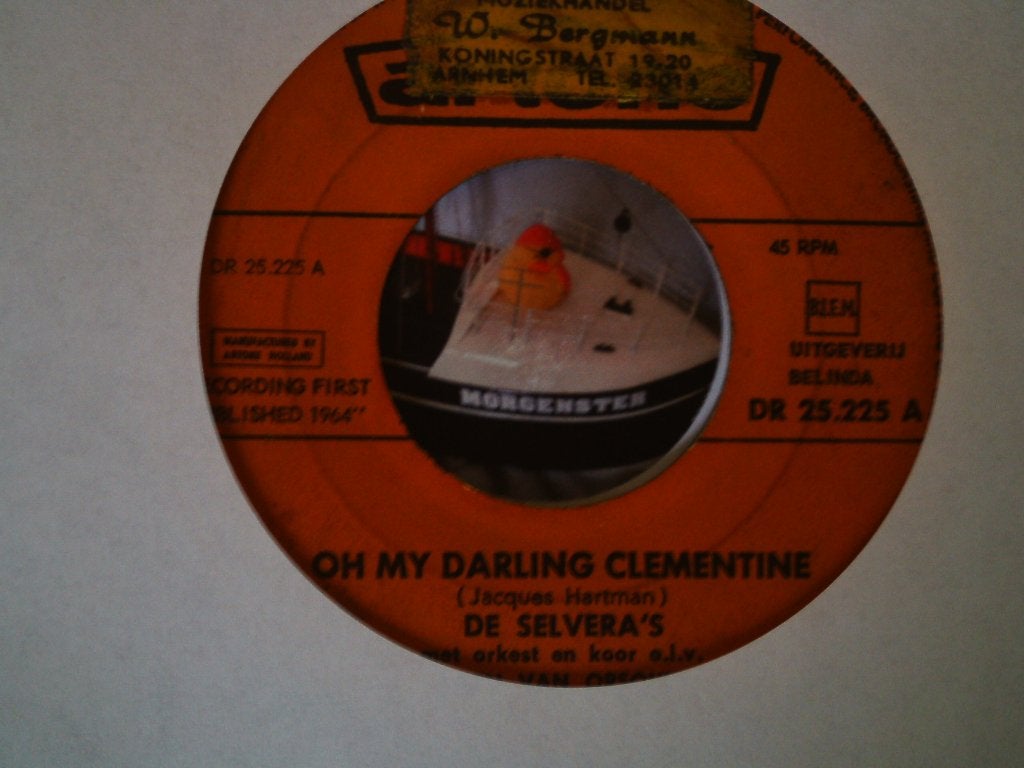 de selvera's - oh my darling clementine 1jun, Cd's en Dvd's, Vinyl Singles, Originele persing, Ophalen of Verzenden, Zo goed als nieuw