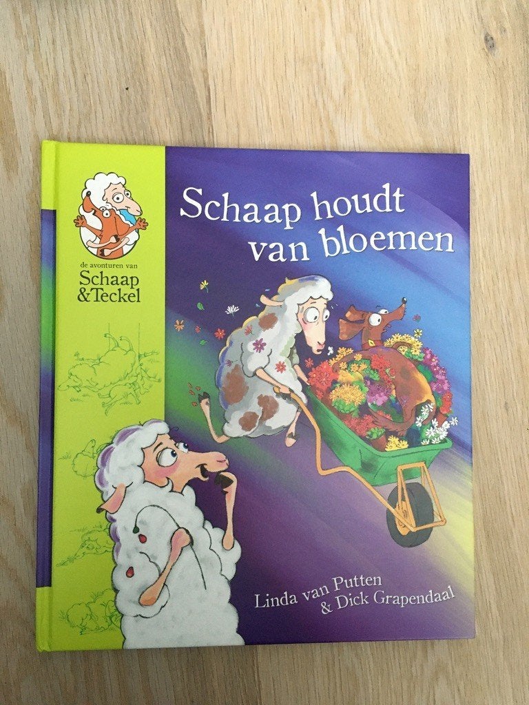 Schaap houdt van bloemen Linda van Putten hardcover 4-6jaar, Boeken, Ophalen of Verzenden, Zo goed als nieuw, Fictie algemeen
