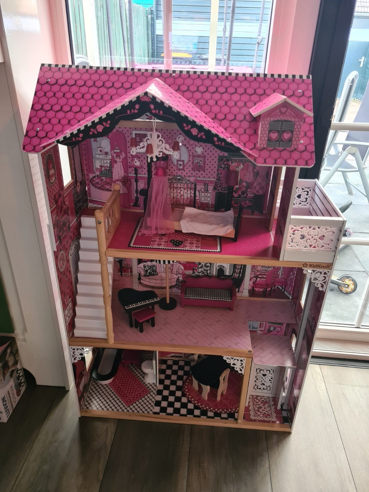 Kidkraft roze poppenhuis, Ophalen, Zo goed als nieuw, Poppenhuis
