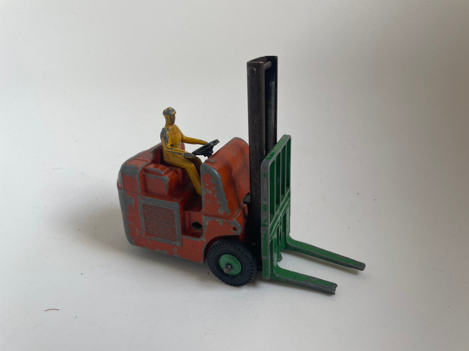 model Dinky Toys Climax Coventry fork lift truck, 1956, 1/43, Ophalen of Verzenden, Gebruikt, Overige typen, Dinky Toys