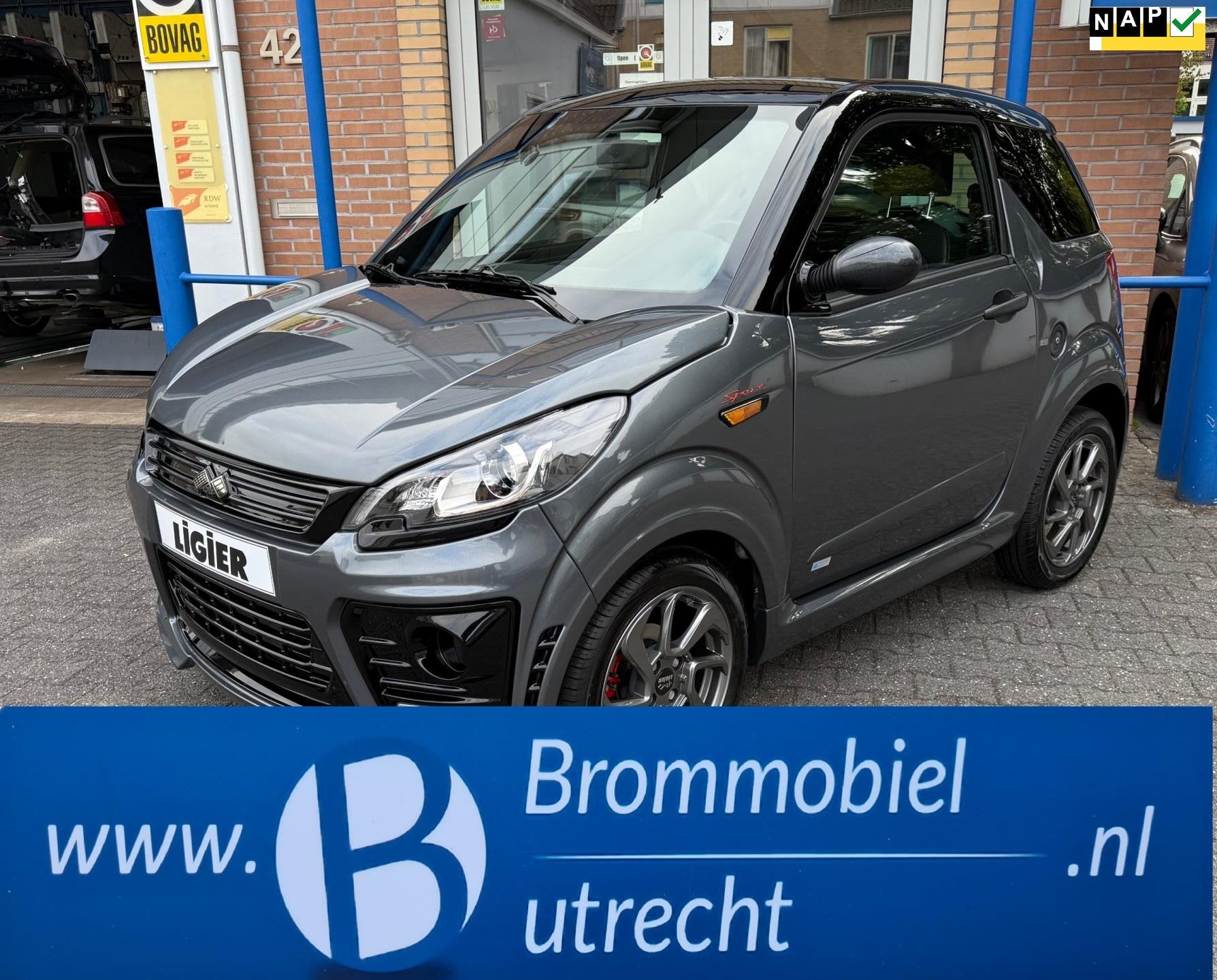 Ligier Brommobiel JS50 C Sport Young|Airco|Stuurbekrachtigin, Gebruikt, Ligier