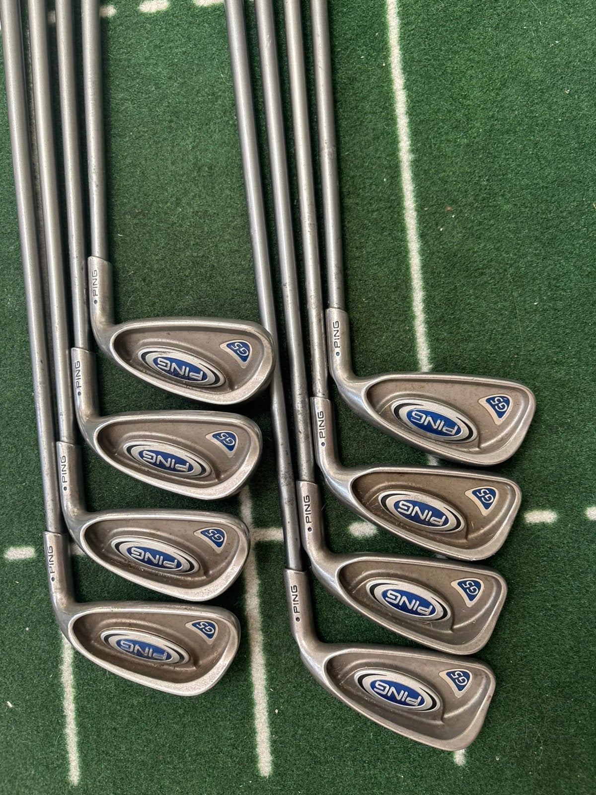 Ping G5 Ijzerset | 3/PW | Blue Dot | R Flex, Sport en Fitness, Ping, Set, Zo goed als nieuw, Ping