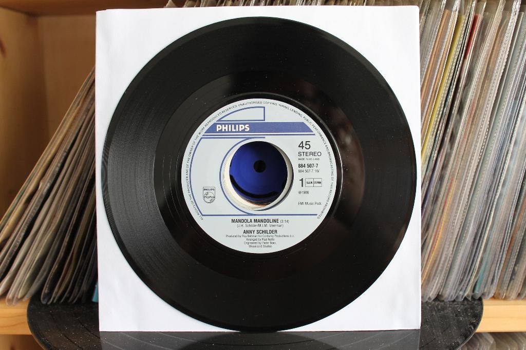 7" Single Anny Schilder (BZN) - Mandola Mandoline / Tria Nes, Cd's en Dvd's, Gebruikt, 7 inch, Ophalen of Verzenden, Pop