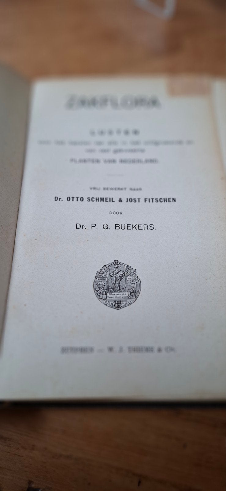 Zakflora - 1ste druk 1904 - Geïllustreerd - Goede staat, Verzenden, Gelezen, Bloemen, Planten en Bomen