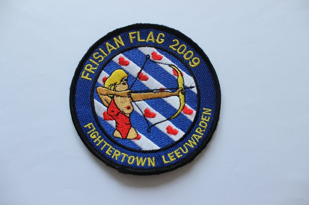 patch frisian flag  2009  fightertown Leeuwarden, Verzenden, Luchtmacht, Nederland, Embleem of Badge