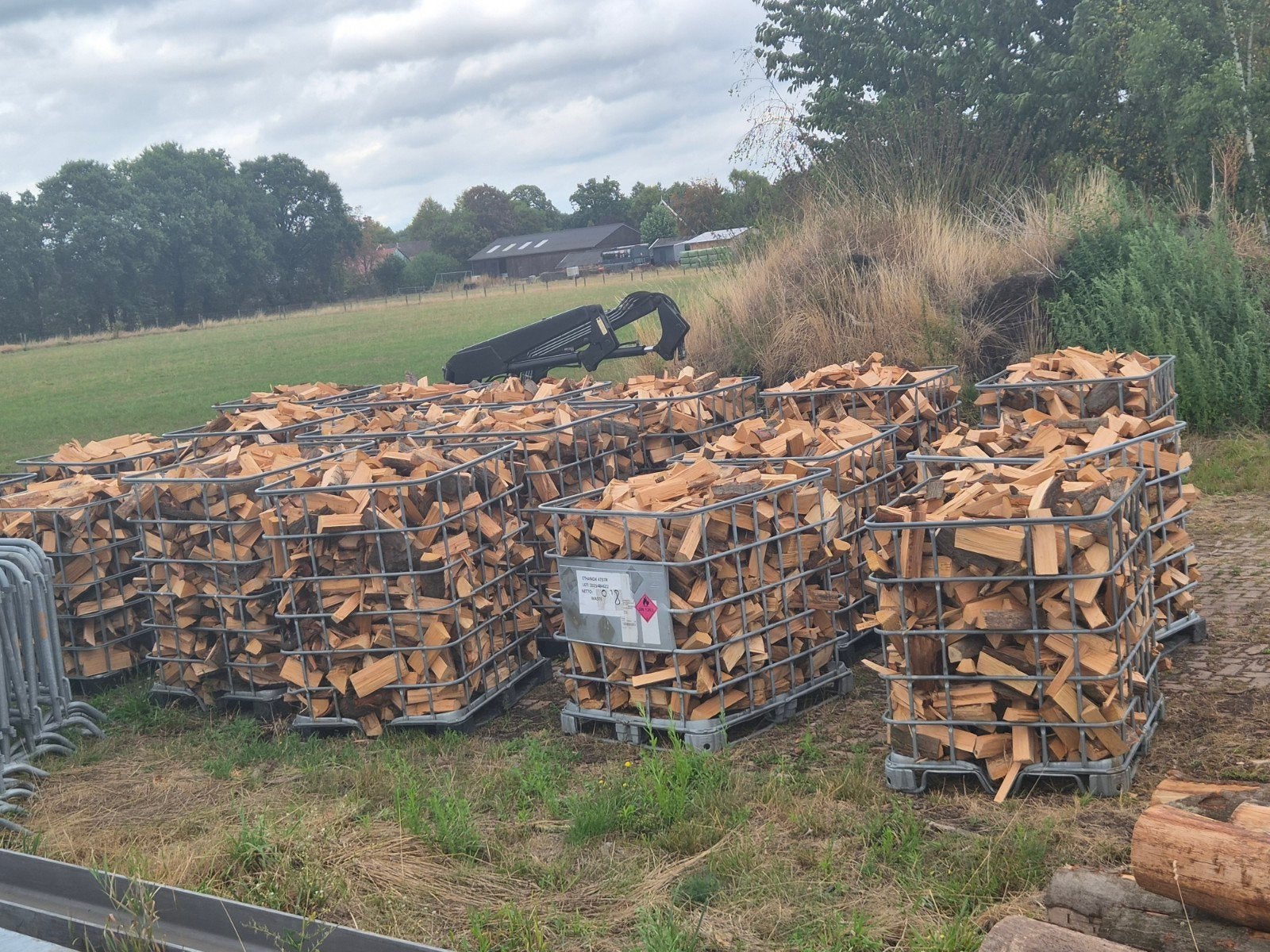 Haardhout gratis brengen! kachel stook kloof Eiken, 6 m³ of meer, Ophalen of Verzenden, Eikenhout