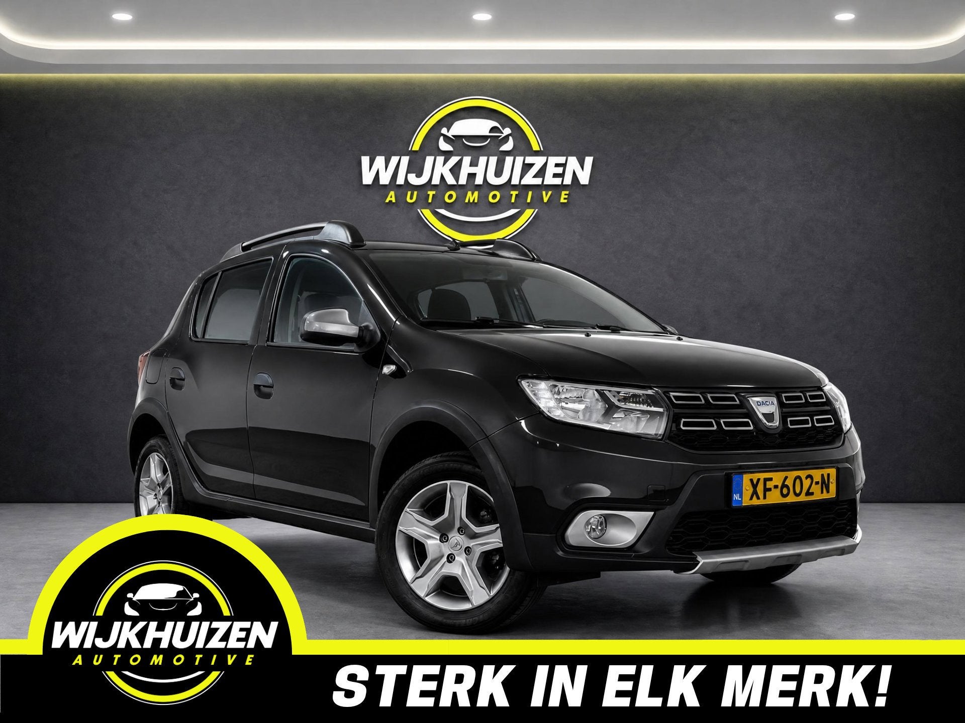 Dacia Sandero 0.9 TCe Bi-Fuel SL Stepway met Airco ! Navigat, Auto's, Voorwielaandrijving, Stof, 580 kg, Zwart