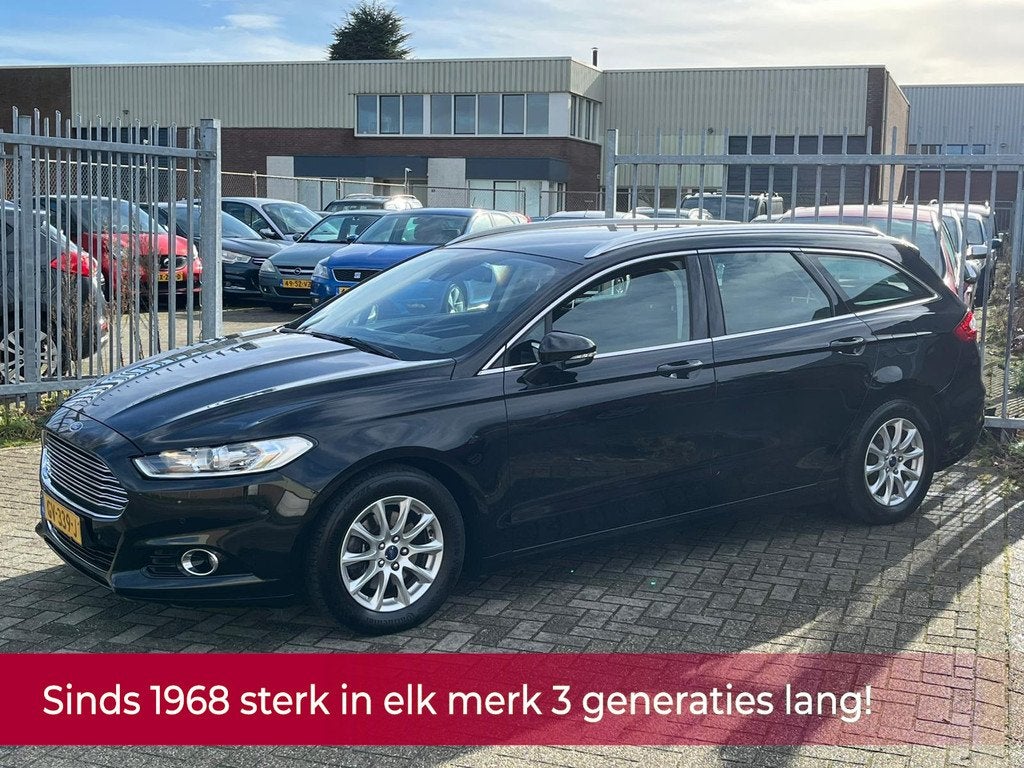 Ford Mondeo Wagon 1.5 Titanium 160PK NL AUTO NAP! Trekhaak l, Auto's, Ford, Voorwielaandrijving, Stof, 4 cilinders, Zwart