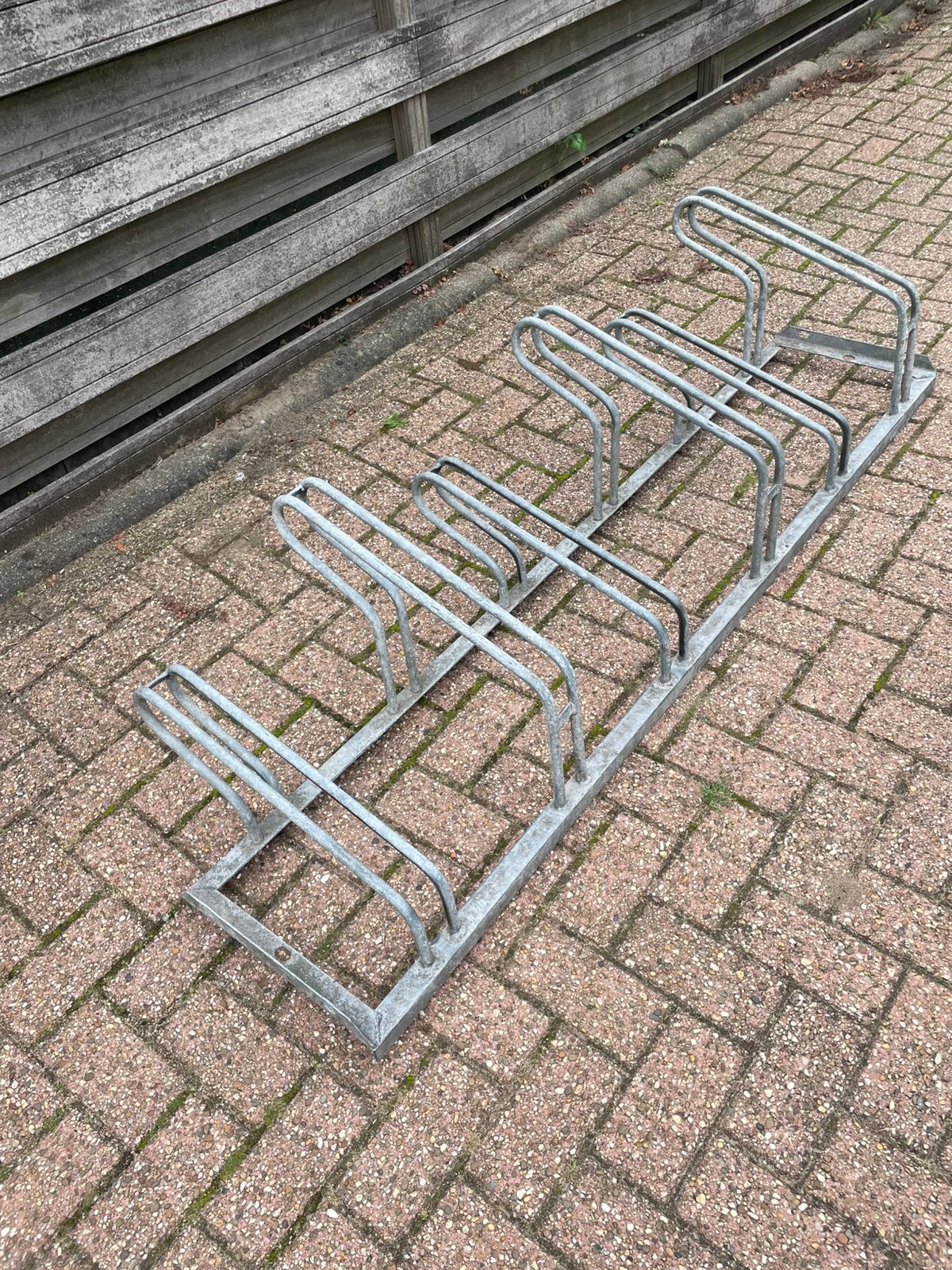 Fietsenrek voor 6 fietsen, Ophalen of Verzenden, Gebruikt