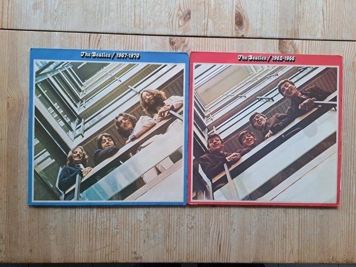 beatles red en bleu jaren 1962  /1970, LP, Gebruikt, Pop, Ophalen of Verzenden