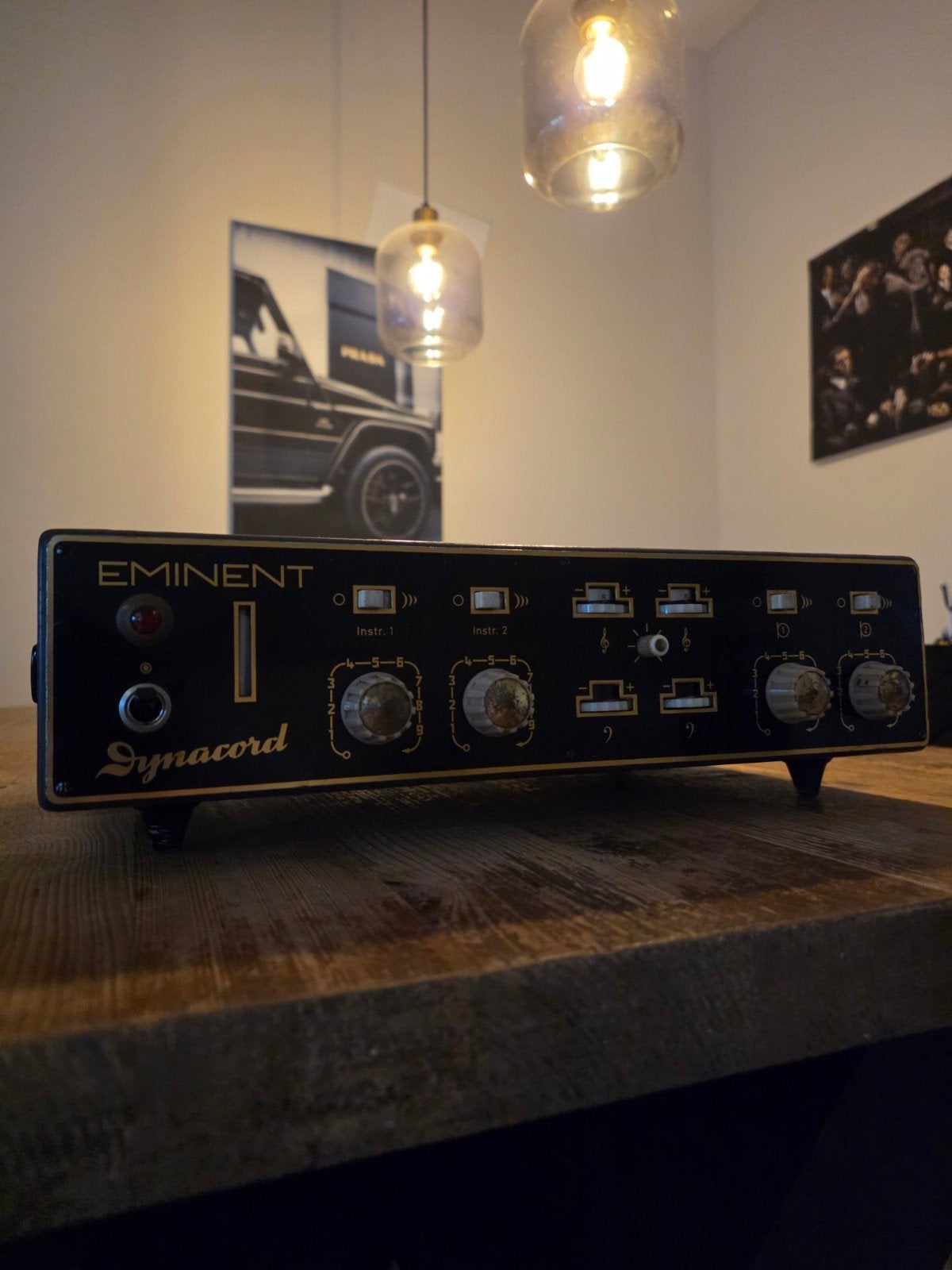 Vintage Eminent Dynacord Versterker - 45/65 Watt, Ophalen of Verzenden, Gebruikt, 50 tot 100 watt