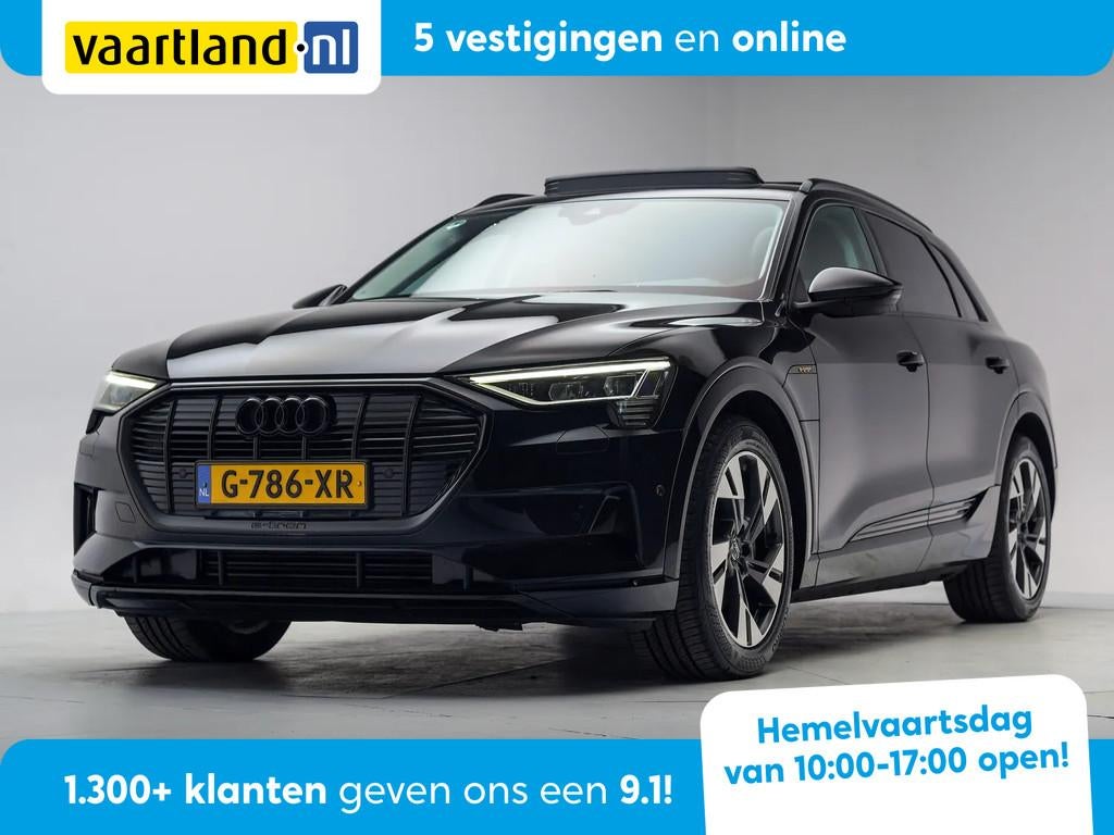 Audi e-tron E-TRON 50 Quattro [Schuif\Kantel Leder Stoelverw, Auto's, Audi, Automaat, 124 €/maand, Zwart, SUV of Terreinwagen