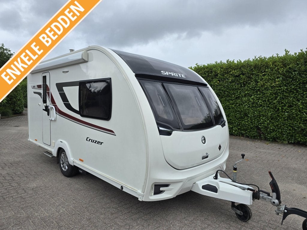 Sprite Cruzer 460 SR Mover luifel leveller leren bekleding, Standaardzit, Tot en met 2, 1000 - 1250 kg, Schokbreker