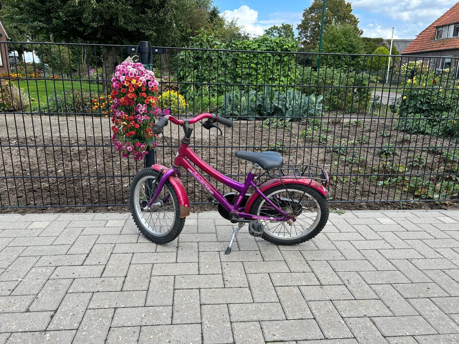 Kinderfiets 16 inch - opknapper, Ophalen, Gebruikt, Terugtraprem, 16 tot 20 inch