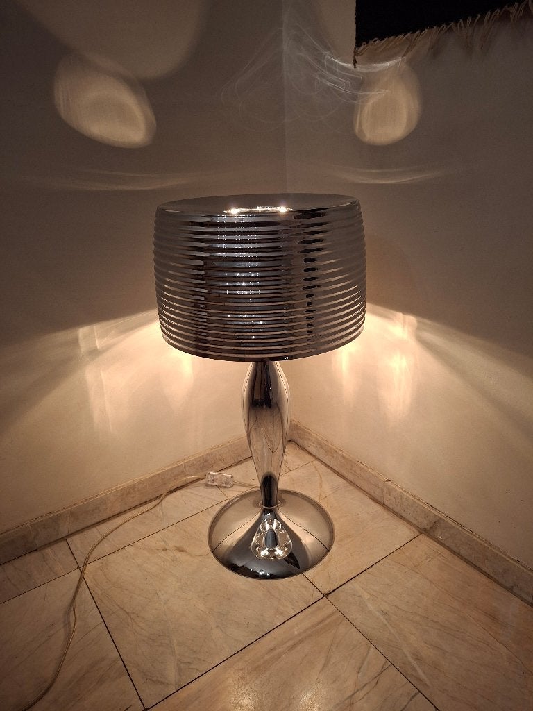 Design Italiaanse space-age stijl lamp, Ophalen, Kunststof, Gebruikt, E14 (klein)