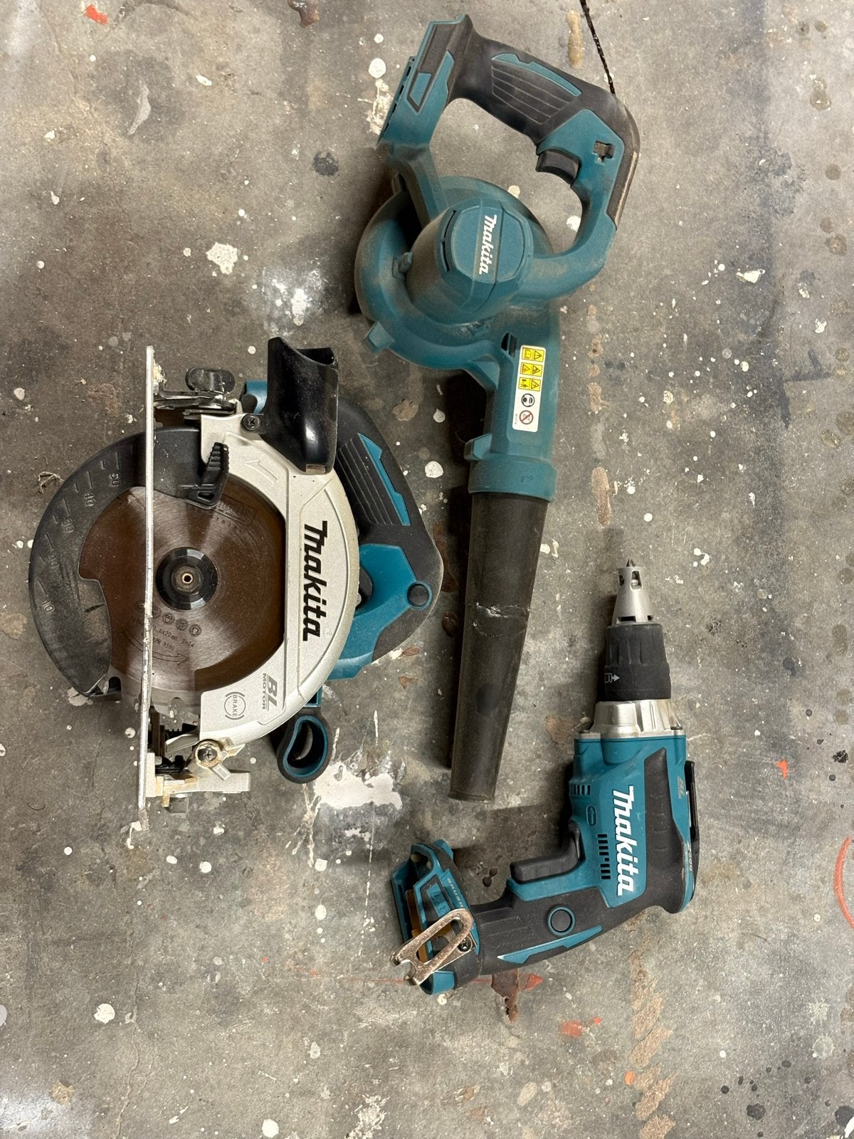 Makita Gereedschap Set: Cirkelzaag, Bladblazer, Schroefmachi, Ophalen, Gebruikt, Overige typen