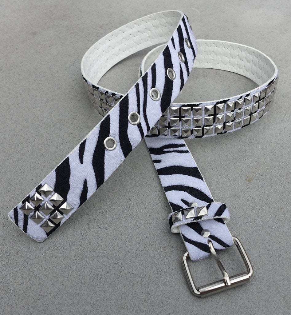 moderne damesriem in zebraprint 105 x 3,8 cm - ongebruikt, Kleding | Dames, Riemen en Ceinturen, Overige kleuren, Nieuw, Tailleriem