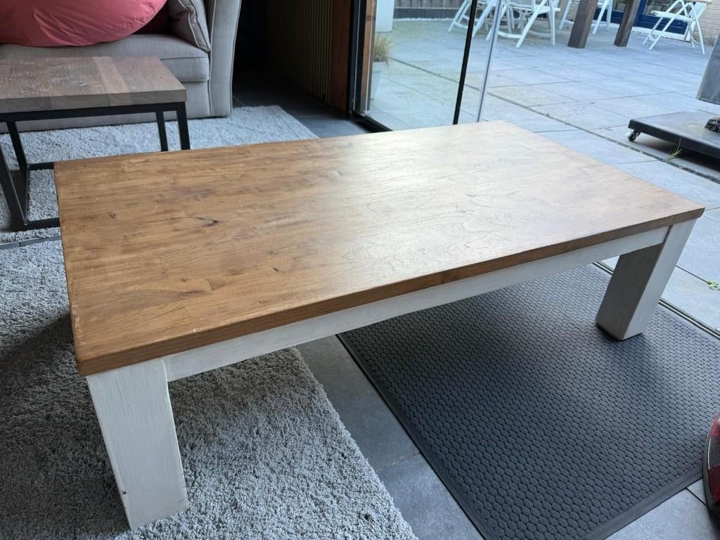 Salontafel, Ophalen, Gebruikt, 100 tot 150 cm, Teakhout