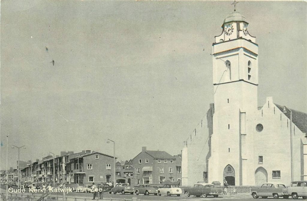 702-077-013 Katwijk Aan Zee Oude Kerk, Verzenden, Voor 1920, Zuid-Holland