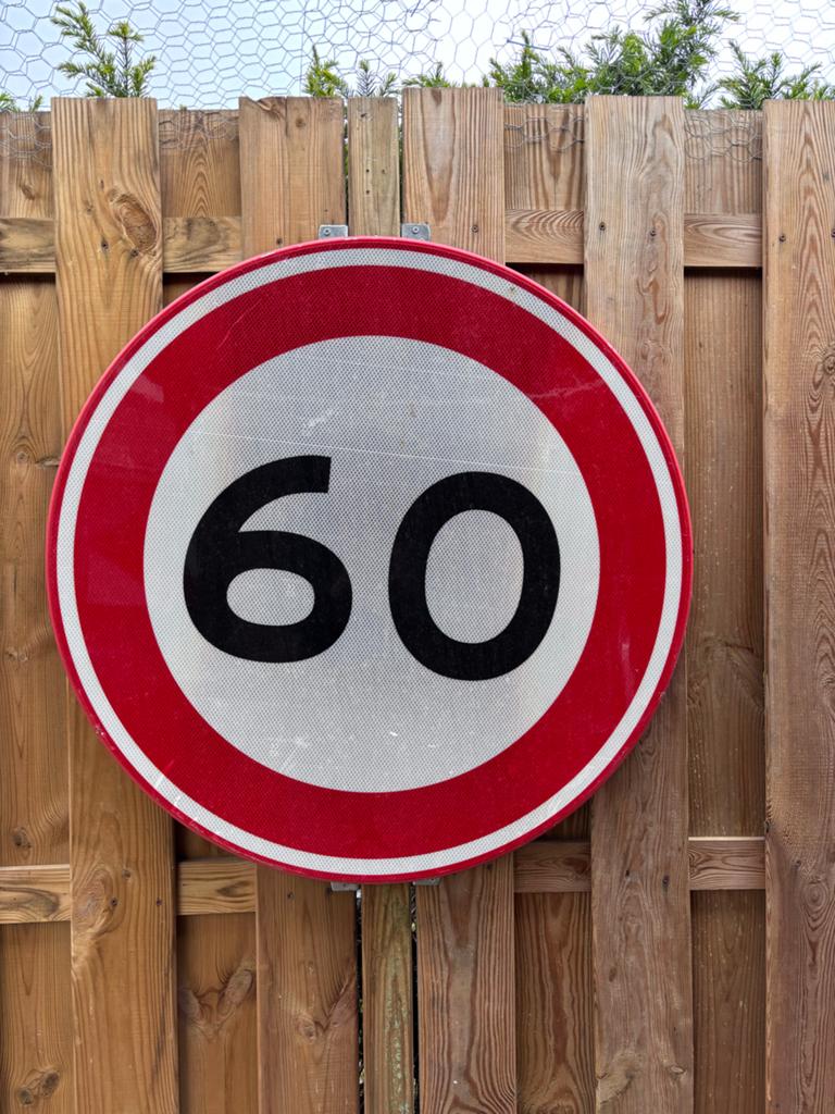 Verkeersbord 50 en 60, Ophalen of Verzenden, Gebruikt