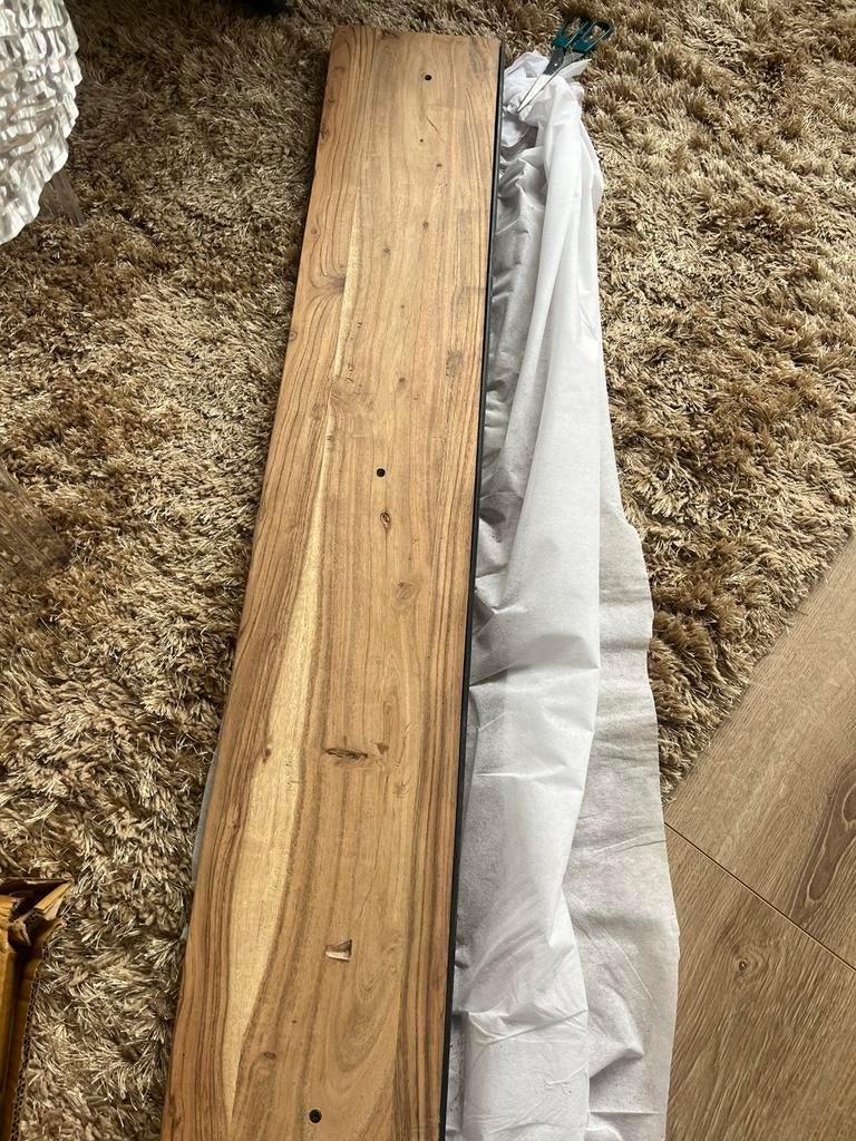 Wandplank hout, Ophalen of Verzenden, Zo goed als nieuw, Plank, 50 mm of meer