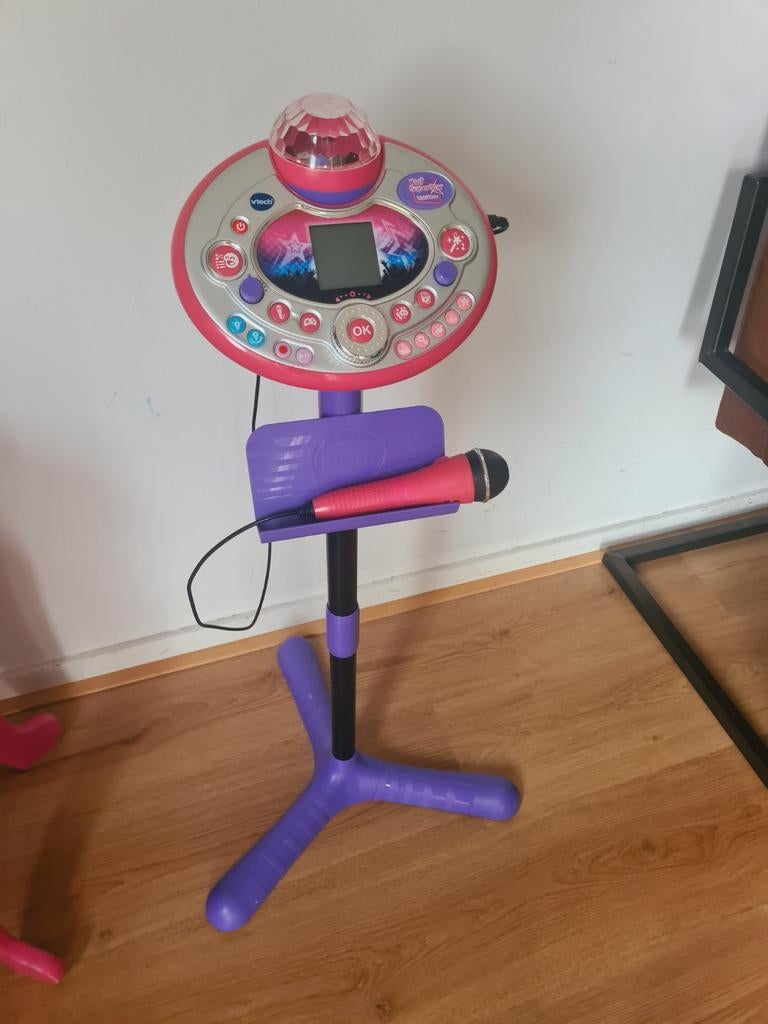 VTech Kidi Super Star Microfoon met Disco Licht, Ophalen