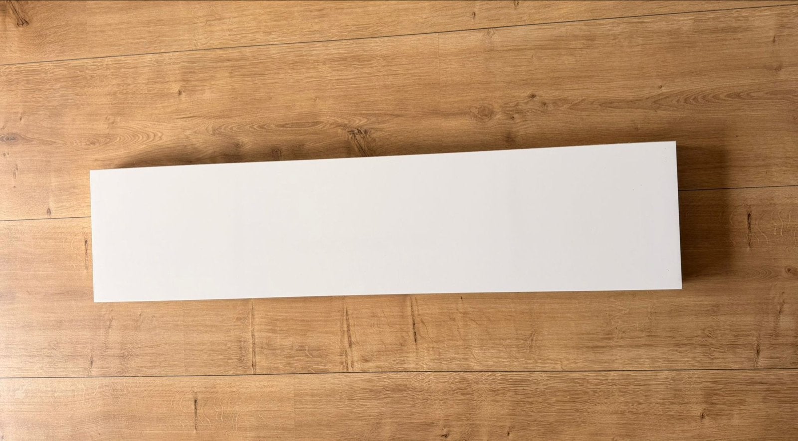 Witte zwevende wandplank IKEA 110x26x5cm, Ophalen, Gebruikt