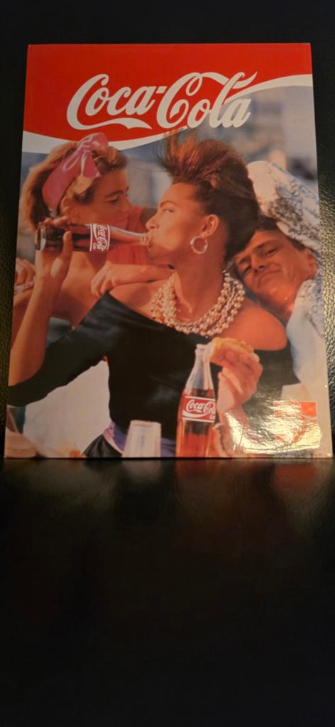 Vintage, originele, kartonnen, Coca-Cola balie reclame, Ophalen of Verzenden, Zo goed als nieuw, Reclamebord