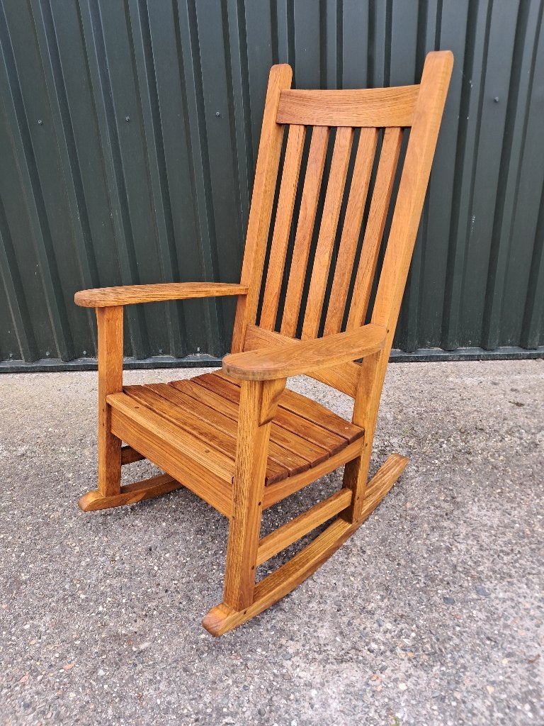 Teak & Garden schommelstoel groot formaat teakhout, Tuin en Terras, Ophalen, Gebruikt, Teak & Garden, Kampweg 70 C, 3941 GP Doorn