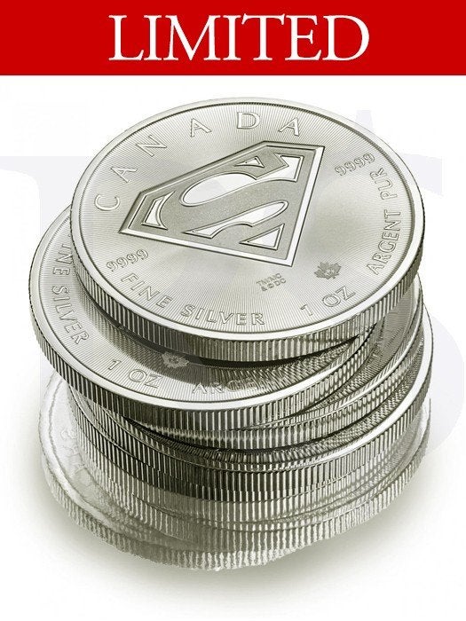 Rare 2016 Canadese Superman S-Shield 1 oz Zilveren Munt, Ophalen, Buitenland, Munten