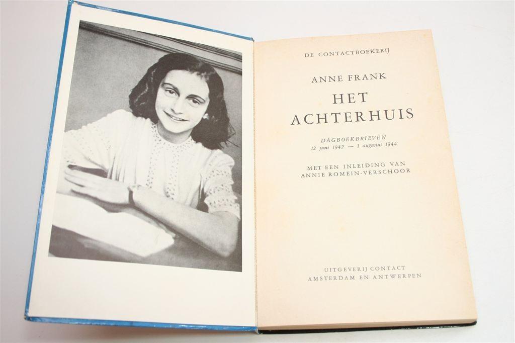 Het Achterhuis — Anne Frank — [31e Druk, 1961], Boeken, Ophalen of Verzenden, Tweede Wereldoorlog, Gelezen, Overige onderwerpen