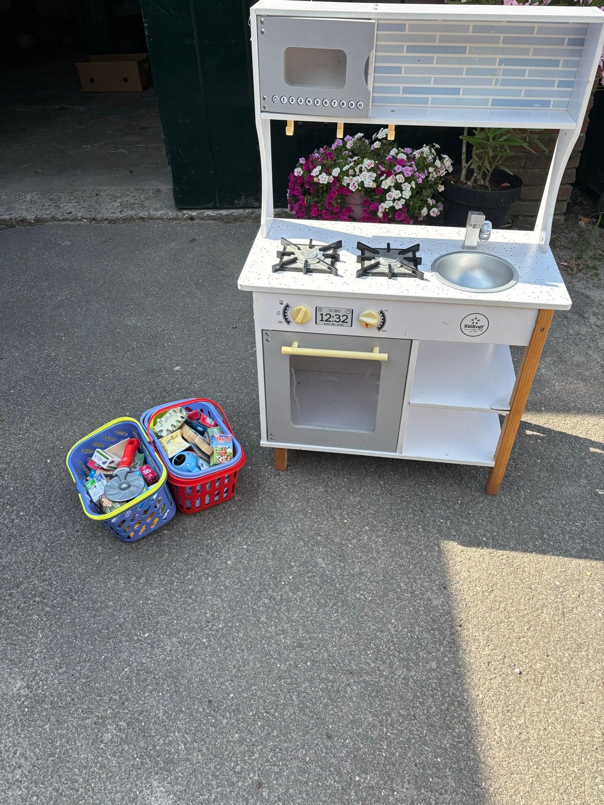 Houten Speelkeuken KidKraft met accessoires, Ophalen, Gebruikt, Hout, Speelkeuken