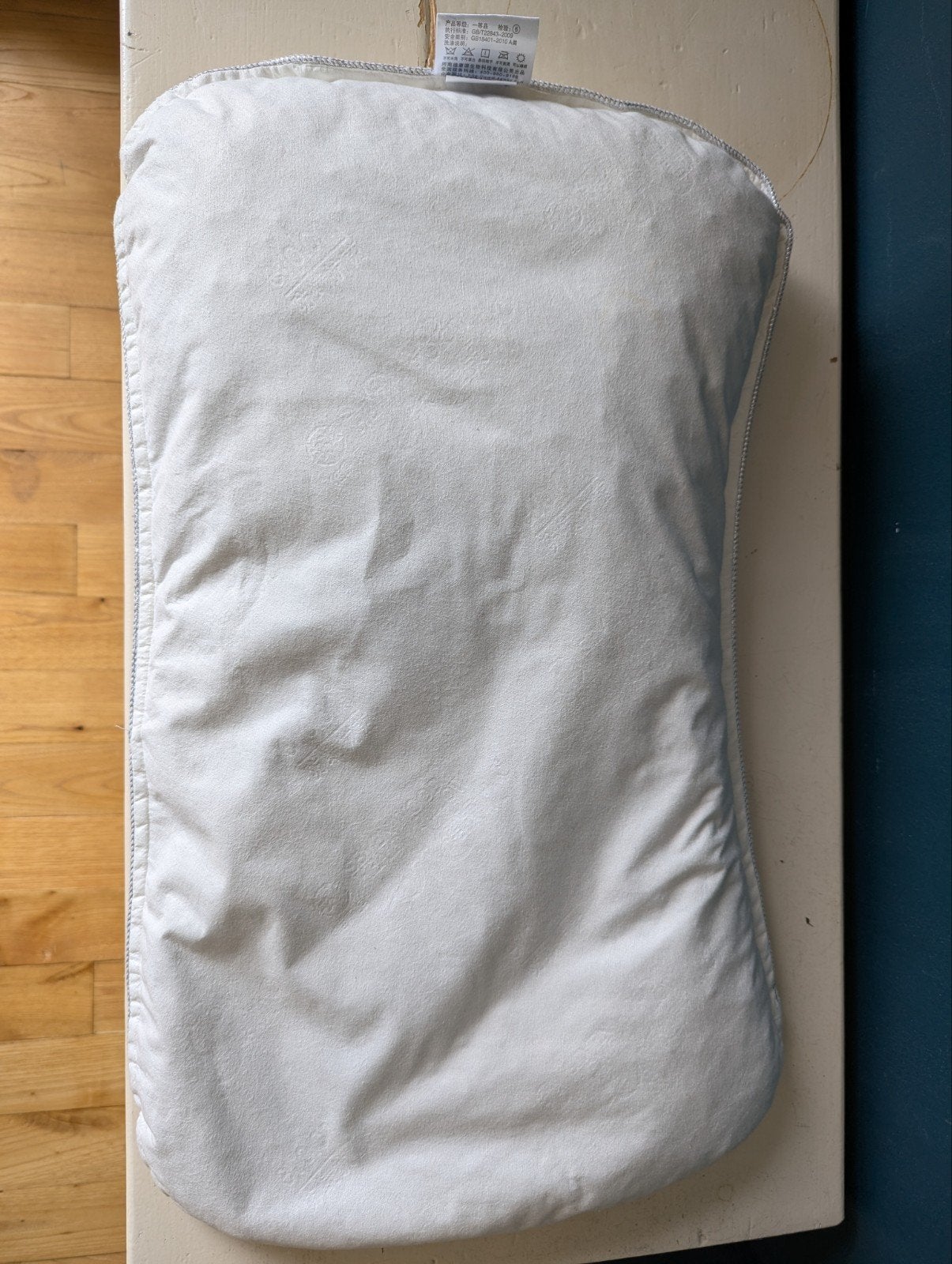 Seven wood health pillow, Ophalen of Verzenden, Eenpersoons, Bruin, Kussen