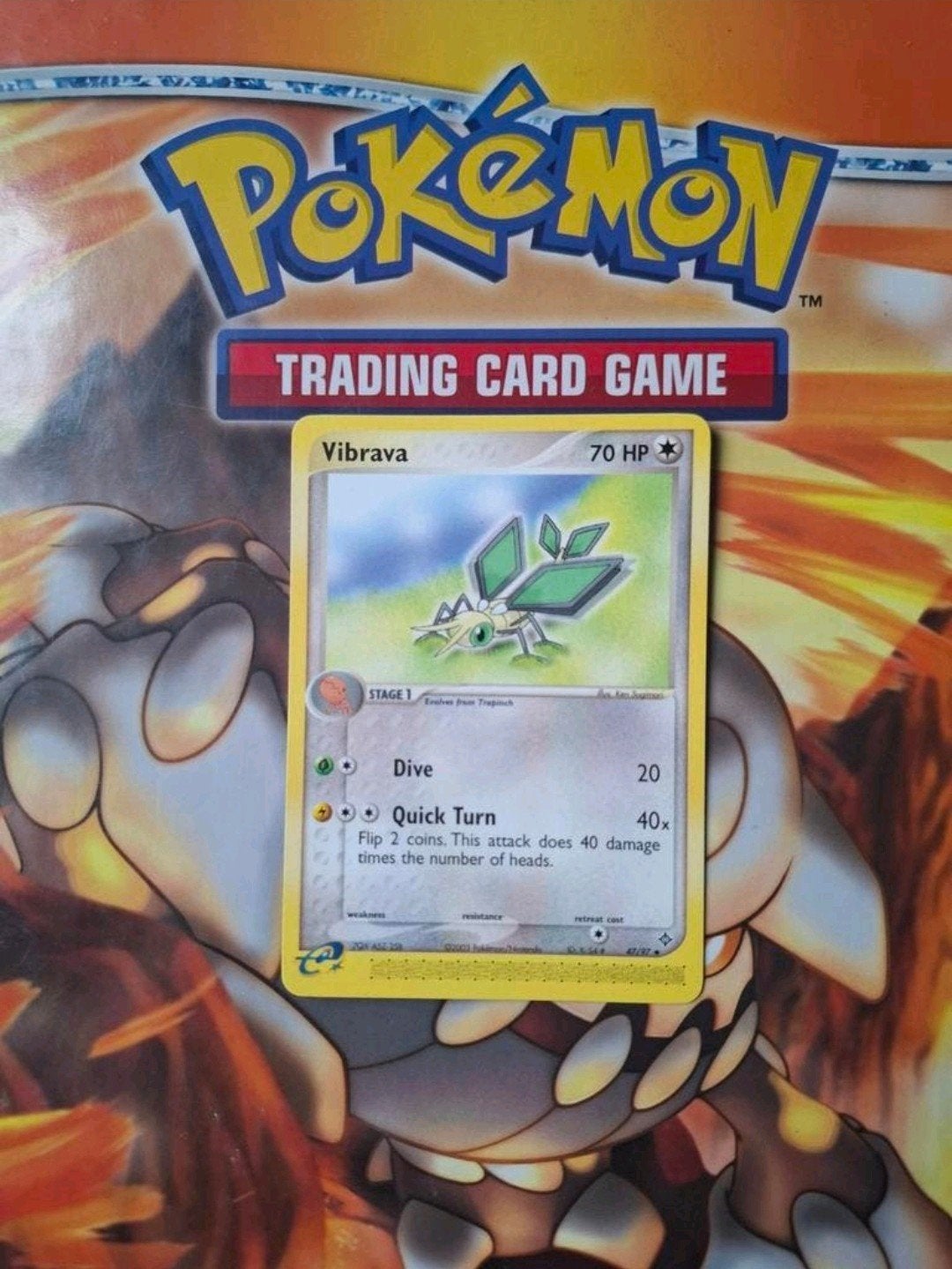 Vibrava 47/97 Ex Dragon set pokemon kaart nm, Ophalen of Verzenden, Zo goed als nieuw, Losse kaart