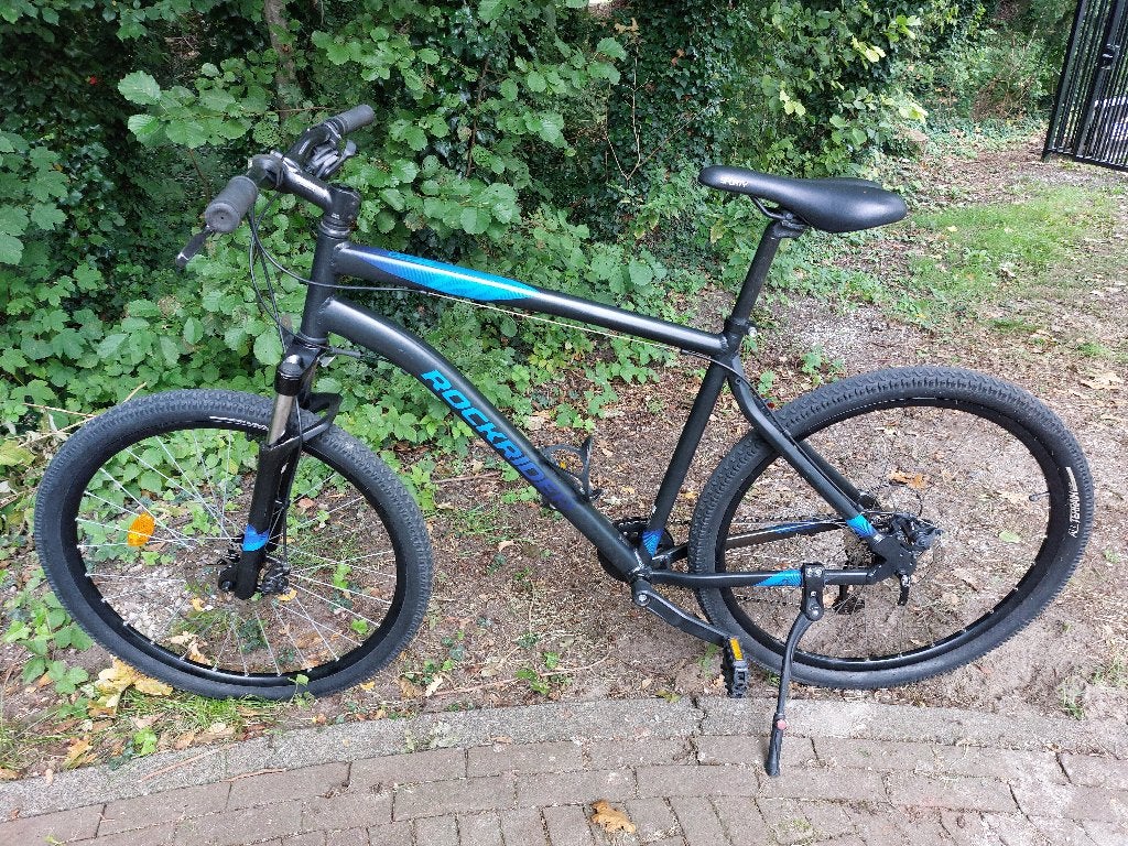 Mooie zwarte Rockrider ST120 Sport Trail, Overige merken, Gebruikt, Heren, 49 tot 53 cm