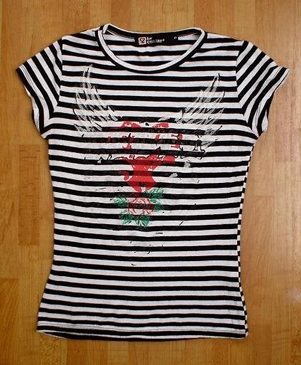Cool Cat, lekker shirtje, S, Kleding | Dames, Tops, Meerkleurig, Ophalen of Verzenden, Zo goed als nieuw, Korte mouw