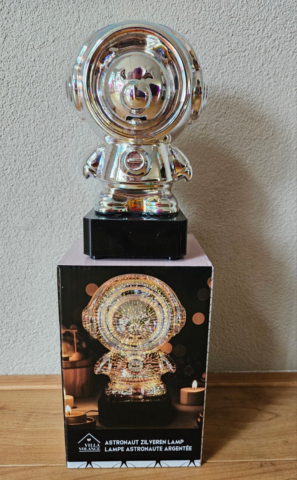 Nieuwe Astronaut Zilveren Lamp - Villa Volance, Overige merken, Kunststof, Nieuw, Ophalen of Verzenden