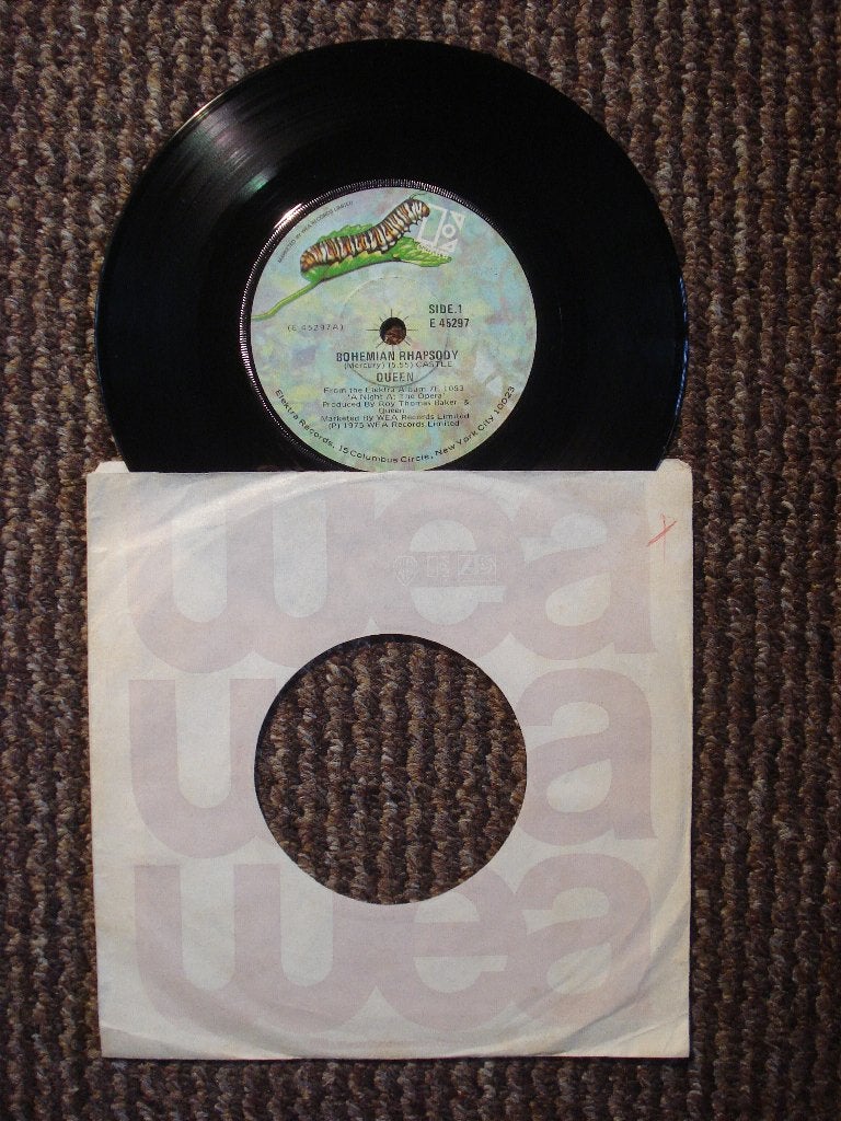 Queen 7" Vinyl Single: ‘Bohemian Rhapsody’ (Nieuw-Zeeland), 7 inch, Import, Ophalen of Verzenden, Zo goed als nieuw