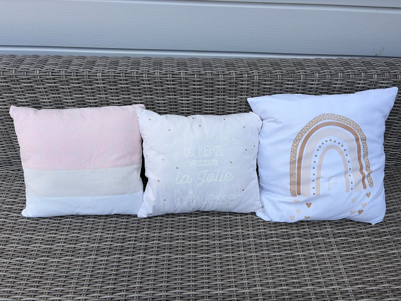 Set van 3 kussens, Overige merken, Gebruikt, Meerkleurig, Met print