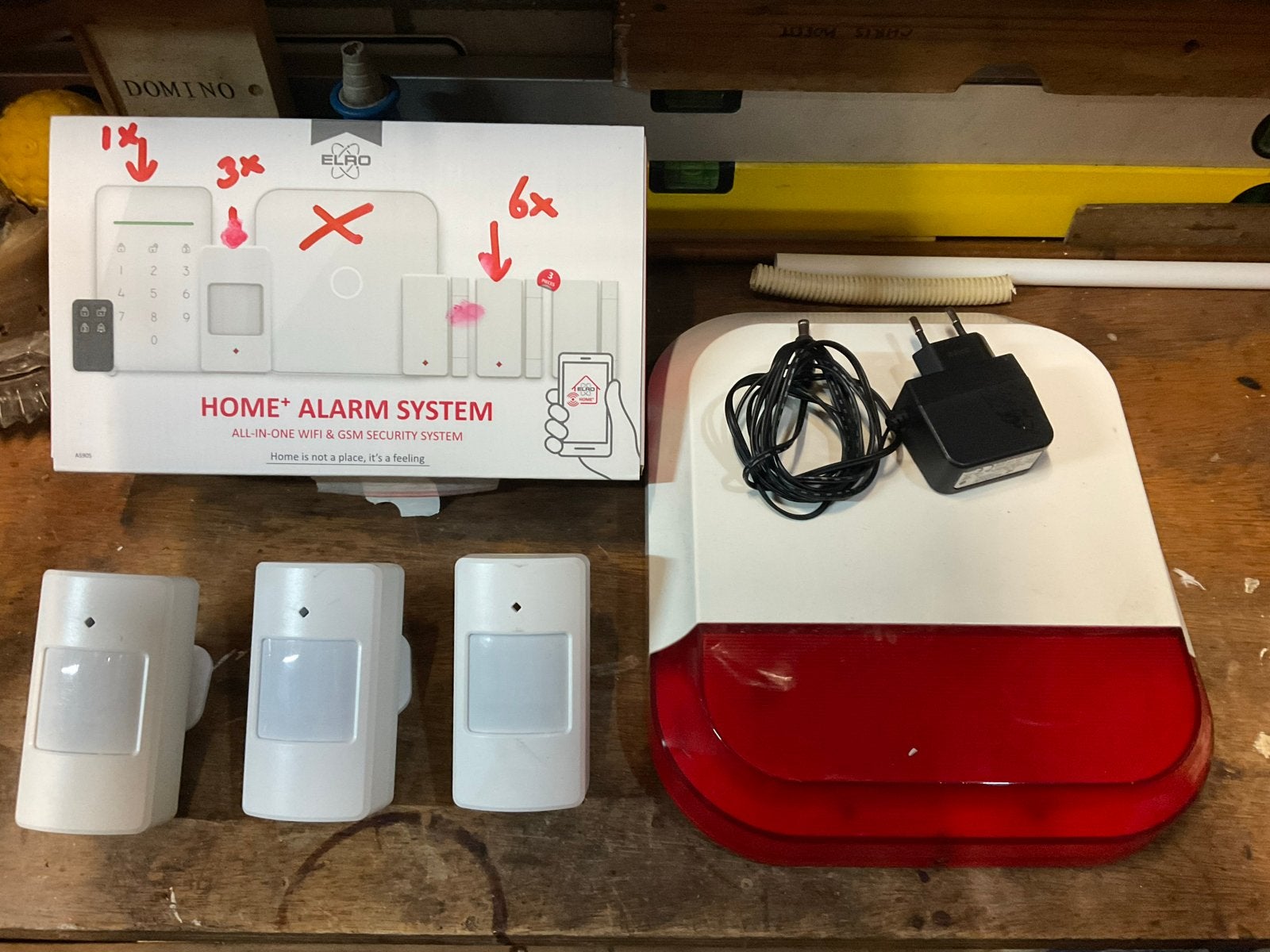 2x Binnen Sirene AS90SRA - Alarm Sirene, Ophalen, Gebruikt, Sirene, Overige soorten