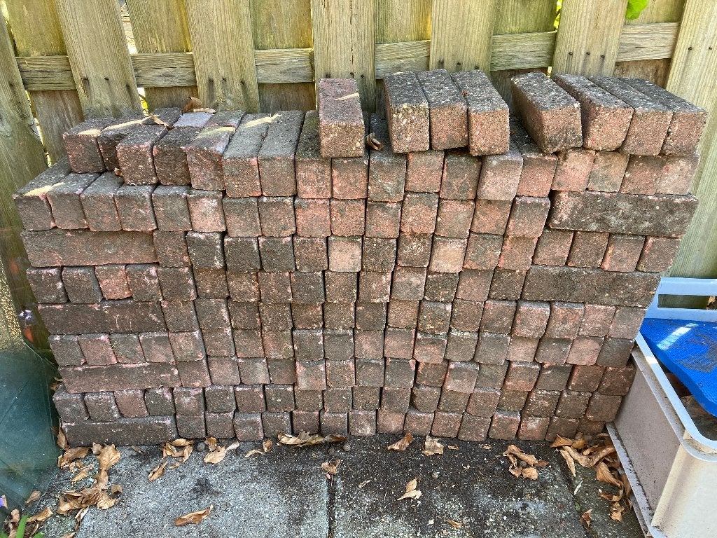 steentjes steen +/- 170 stuks klinkers, Ophalen, Beton, Klinkers