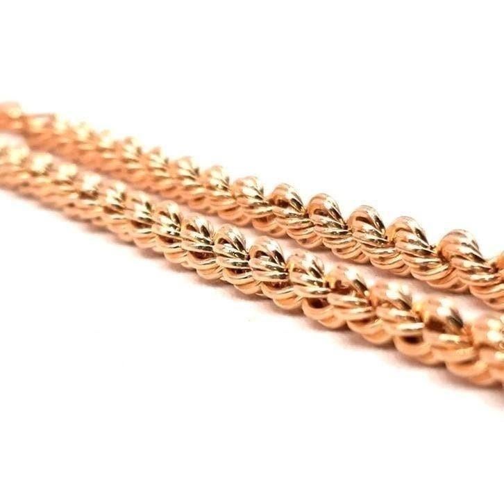 Gouden rope ketting 18kt, Www.bredajuwelier.nl, Nieuw, Ophalen of Verzenden, Www.bredajuwelier.nl