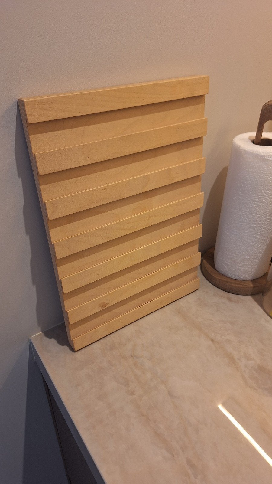 Houten Nespresso Cuphouder - Wandmontage, Huis en Inrichting, Ophalen of Verzenden, Zo goed als nieuw, Hout
