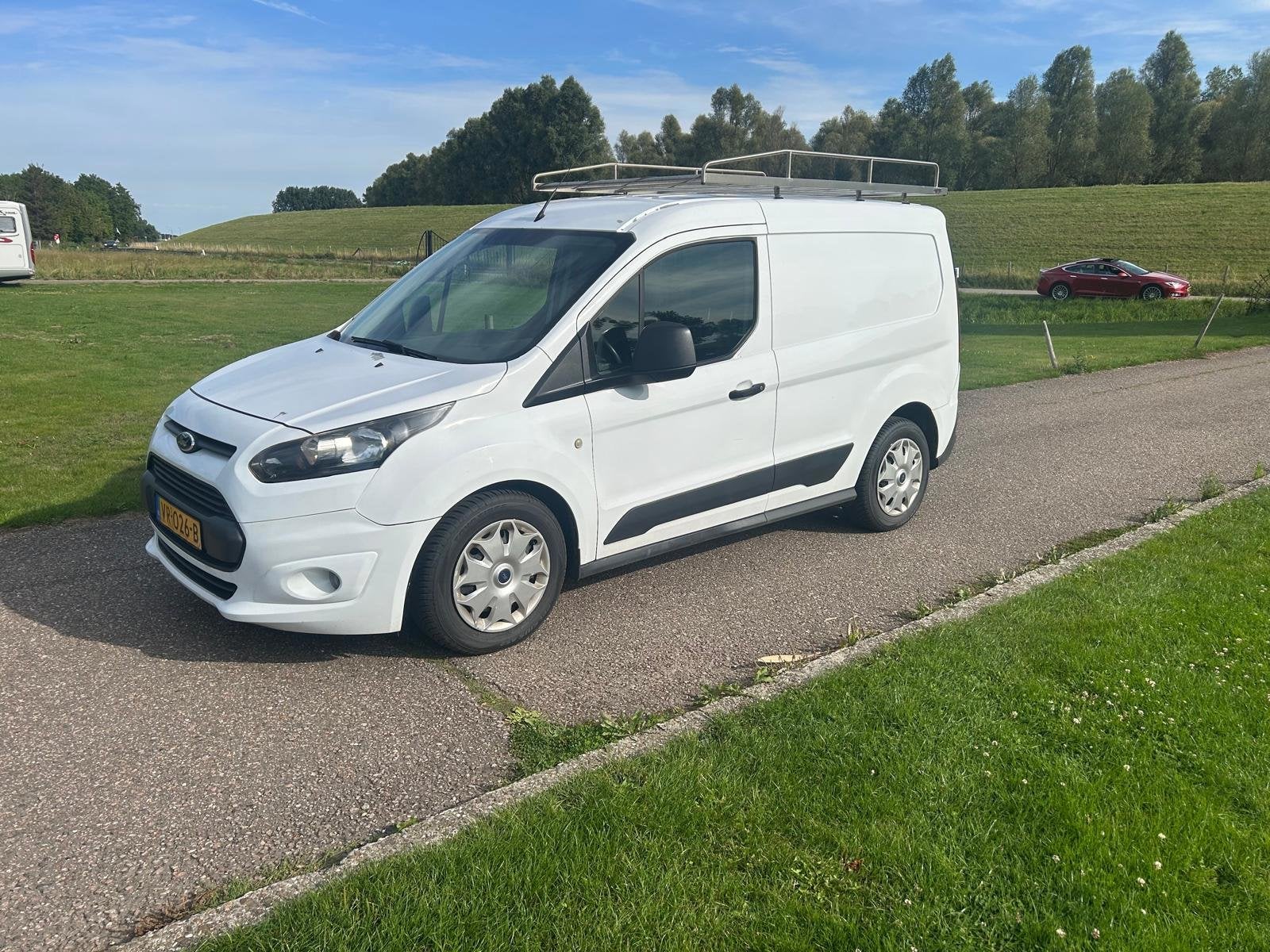 Ford Transit Connect 1.6 TDCI L1 Trend, Auto's, Electronic Stability Program (ESP), Origineel Nederlands, Bedrijf, Grijs