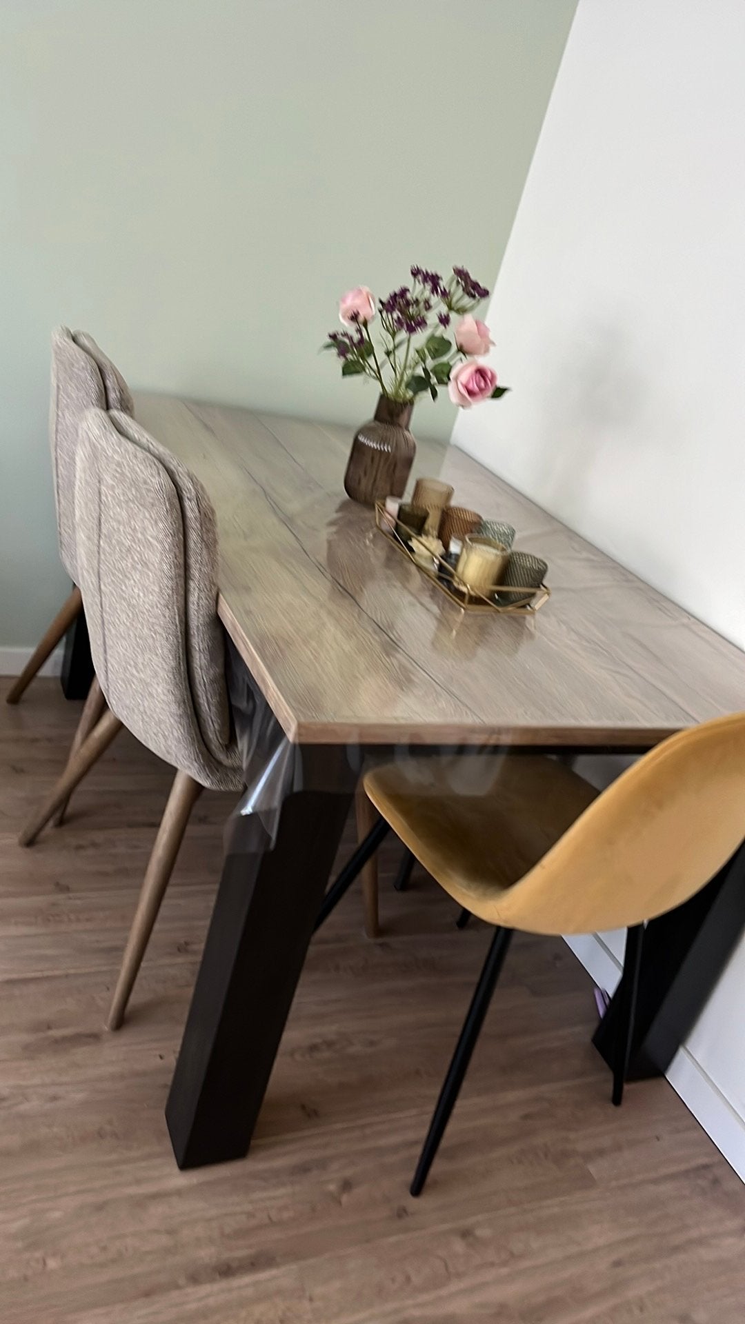 Eettafel, Ophalen, Zo goed als nieuw, Rechthoekig, 50 tot 100 cm