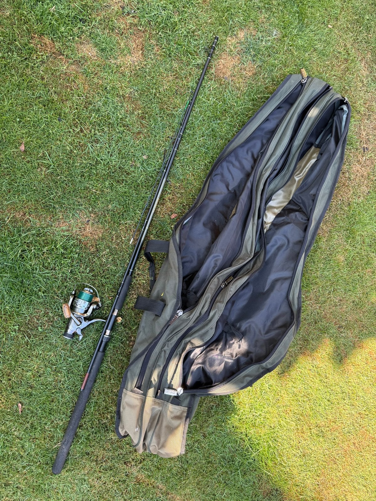 Badger Explorer Multi Picker Hengel met B-Square Molen en Ta, Ophalen, Gebruikt, Complete hengel